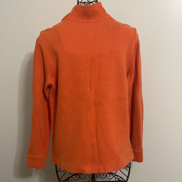 Men’s 3/4 zip soft sweater Polo by Ralph Lauren (Medium) Fall Orange - Picture 3 of 5